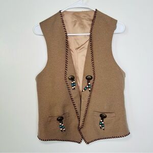 Vintage Wool Western Vest